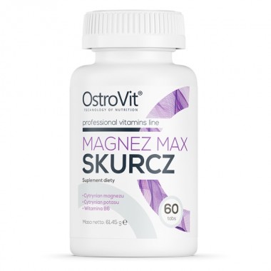 OstroVit Magnez Max SKURCZ 60 таблеток, минеральный комплекс