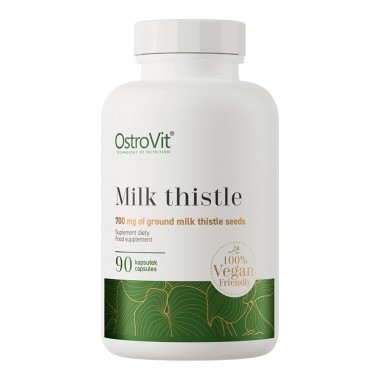 OstroVit Milk Thistle 700 mg 90 капсул, молотые семена расторопши