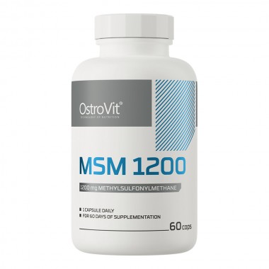 OstroVit MSM 1200 60 капсул, мсм, метилсульфонілметан OstroVit MSM 1200 60 капсул, мсм, метилсульфонілметан