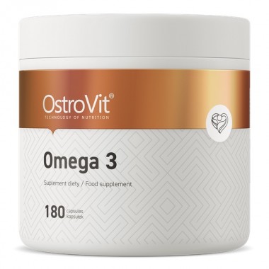 OstroVit Omega 3 180 капсул, риб'ячий жир