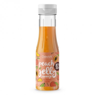 OstroVit Peach Jelly Squeeze 350 грам, желе без цукру