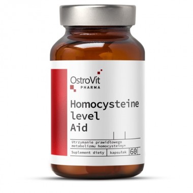 OstroVit Pharma Homocysteine Level Aid 60 капсул, бетаїн гідрохлорид з вітамінами групи В