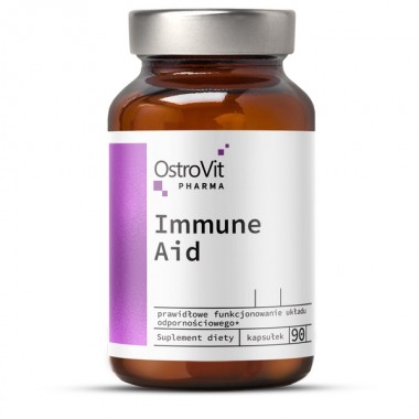 OstroVit Pharma Immune Aid 90 капсул, комплекс природных иммуномодулирующих веществ