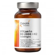 OstroVit Pharma Vitamin D3 2000 IU + K2 Lozenges 360 tabs Манго