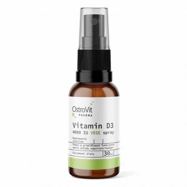 OstroVit Pharma Vitamin D3 4000 IU Vege spray 30 мл, вітаміну D у краплях