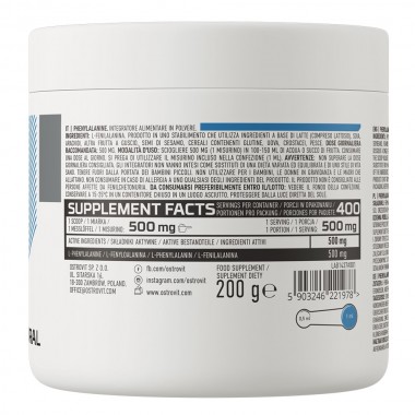 OstroVit Phenylalanine 200 грам, фенілаланін