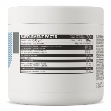 OstroVit PUMP Pre-Workout Formula 300 грамм, предтренировочный комплекс