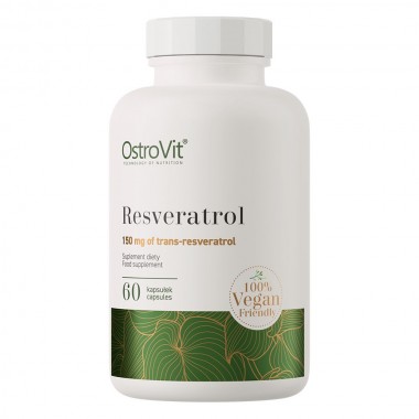 OstroVit Resveratrol Vege 60 капсул, ресвератрол 