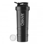 OstroVit Shaker Premium 450 ml + 2 Pill Boxes Чёрный