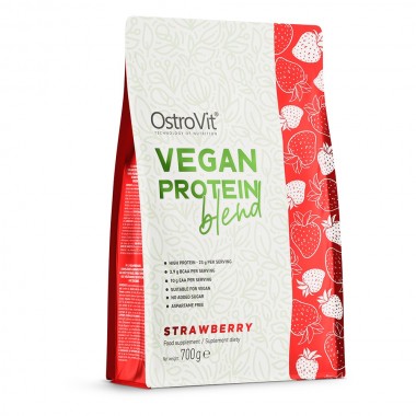 OstroVit Vegan Protein Blend 700 грамм, смесь растительных белков