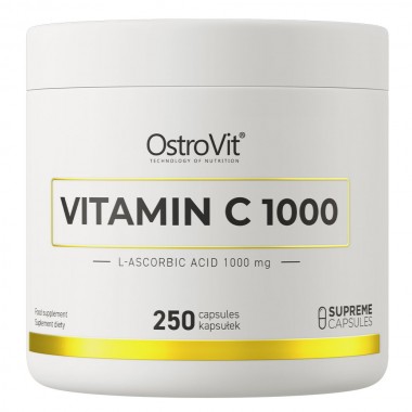 OstroVit Vitamin C 1000 mg 250 капсул, витамин С