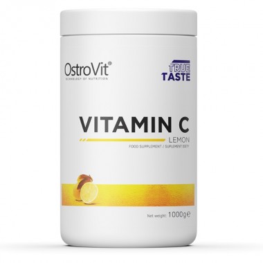 OstroVit Vitamin C Lemon 1000 грам, вітамін С у формі порошку зі смаком лимону