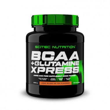 Scitec Nutrition BCAA + Glutamine Xpress 600 грам, комбінація амінокислот BCAA і L-глютаміну з додаванням таурину Scitec Nutrition BCAA + Glutamine Xpress 600 грам, комбінація амінокислот BCAA і L-глютаміну з додаванням таурину