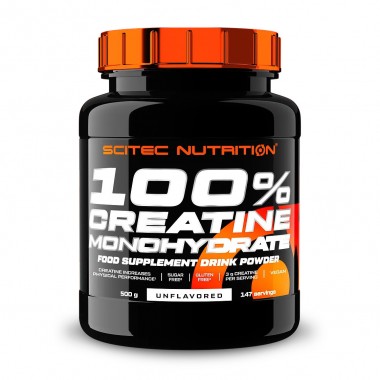 Scitec Nutrition 100% Creatine Monohydrate 500 грамм, моногидрат креатина