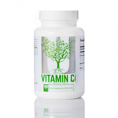 Universal Nutrition Vitamin C 100 таблеток, вітамін с